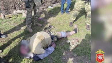 Photo of Crimean resident detained for shooting rifle at police officers